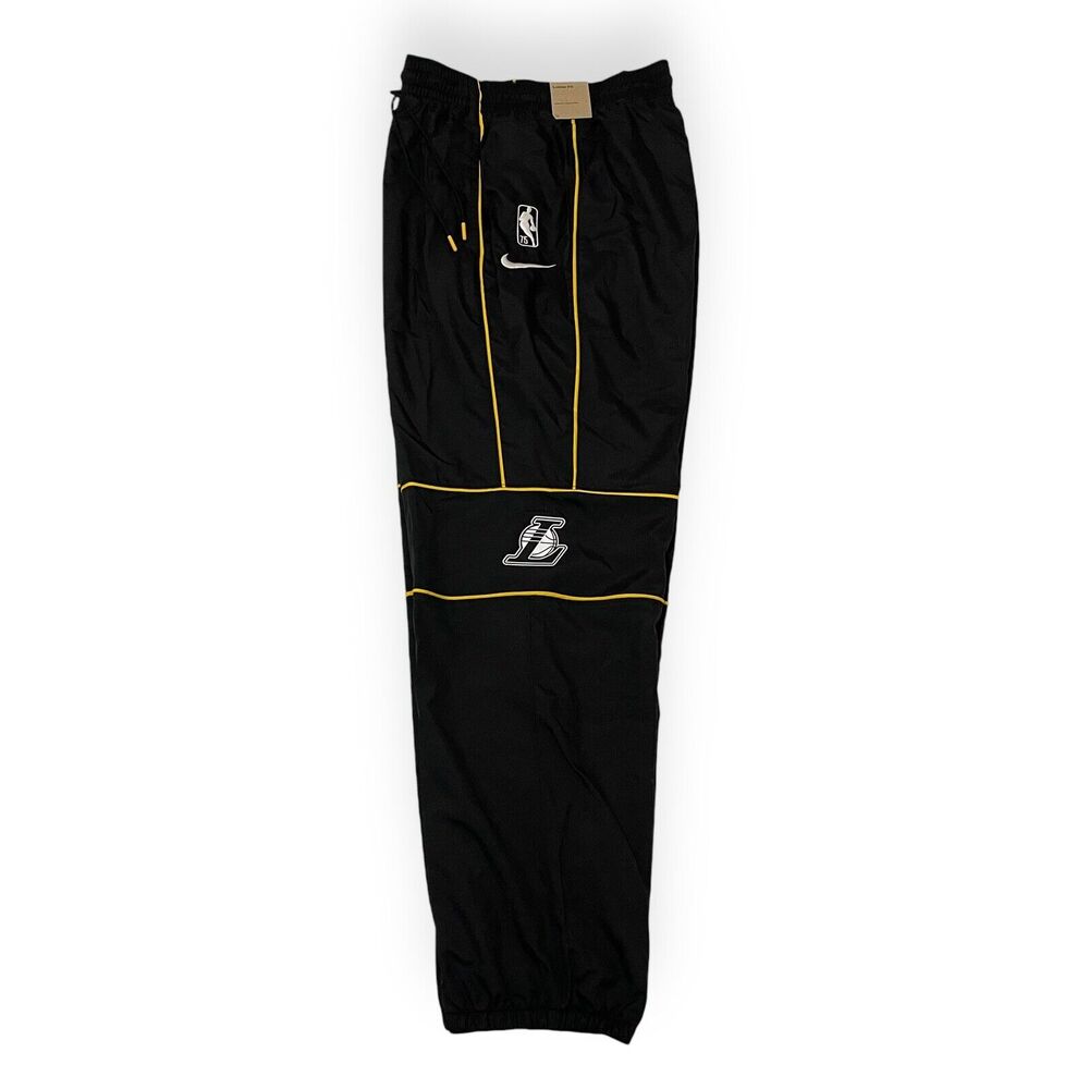 Nike Los Angeles Lakers Woven Dri-Fit Pants Black NBA 75th Anniversary Size XL - Picture 6 of 12